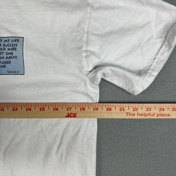 VTG Frank and Ernest Comic Strip T Shirt Adult‎ Medium 2000s Y2K Cartoon Graphic - Picture 6 of 7